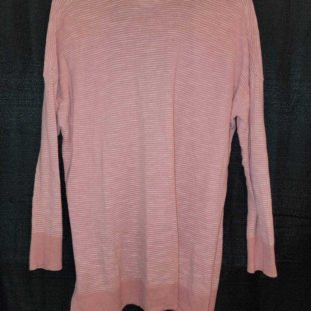 Peach Ribbed Cardigan - Picture 4 of 5